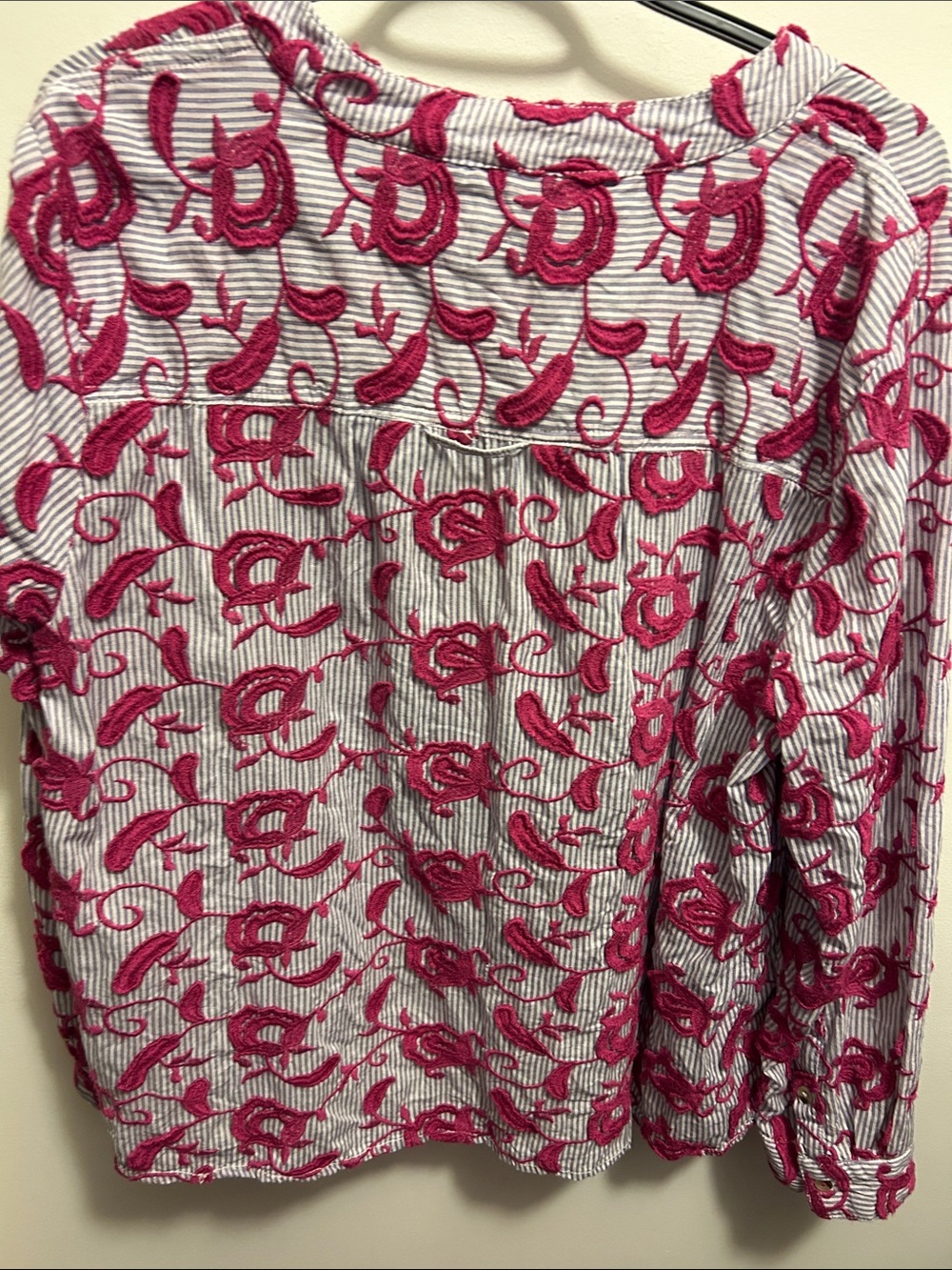 Anthropologie Picro Pink Floral Button-Down Shirt - Picture 9 of 12